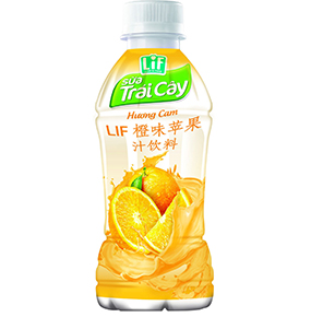 LIF橙味苹果汁饮料240ml